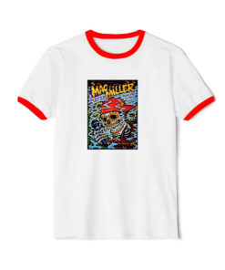 Mac Miller Blue Slide Park Tour Ringer Red Tee
