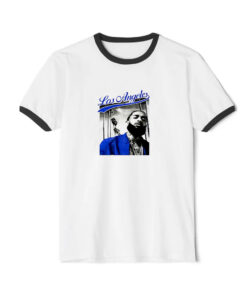 Nipsey Hussle Los Angeles Crenshaw Ringer Black Tee