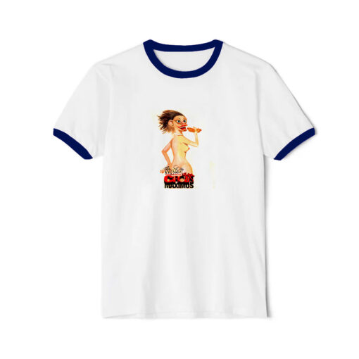 Travis Scott Circus Maximus Tour Ringer Navy Tee