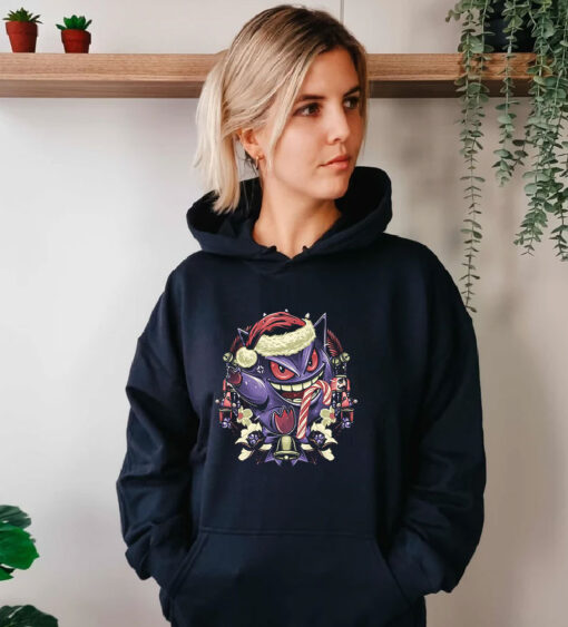 Christmas Ghost Gengar Hoodie