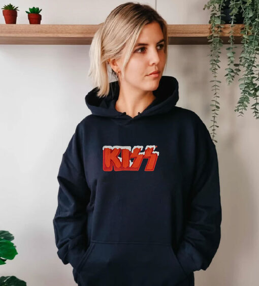 Kiss Holiday Christmas Logo Hoodie