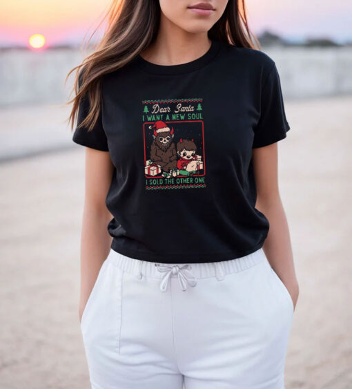 Ugly Sweater Christmas Pact Demon Soul Ritual T Shirt