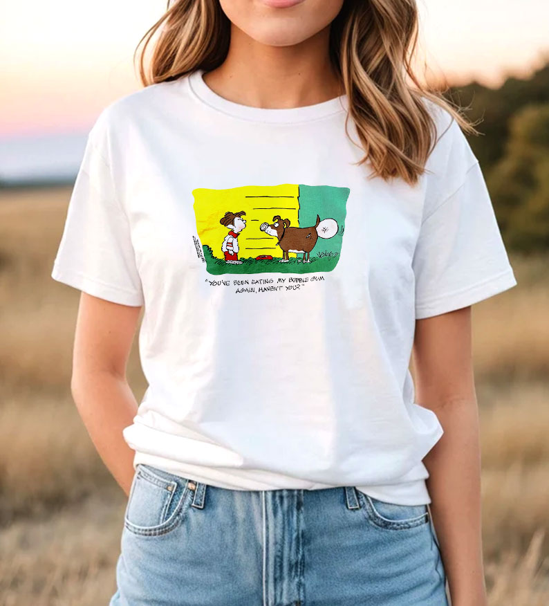 Vintage Quote Comic Strip Cartoon Dog Far Side T Shirt