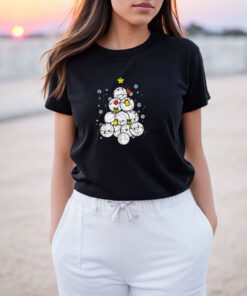 Volleyball Christmas Tree T Shirt