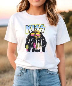 1990 Kiss Hot In The Shade Tour T Shirt