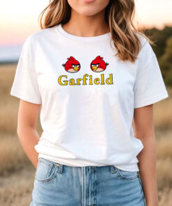 Angry Birds Garfield T Shirt