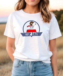 Top Dad Father Snoopy T Shirt
