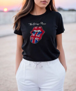 Union Jack Tongue Rolling Stones T Shirt