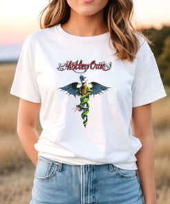 White Dr. Feelgood Motley Crue T Shirt