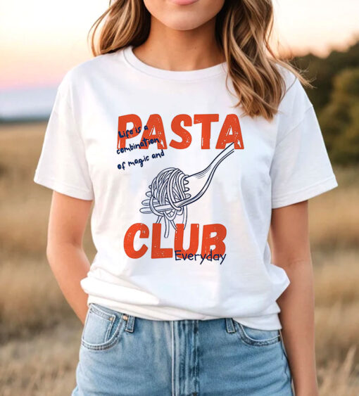 Pasta Club Funny Food T Shirt