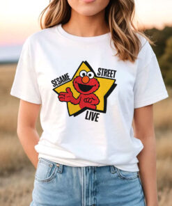 Vintage 90s Sesame Street Live Elmo Jim Henson T Shirt