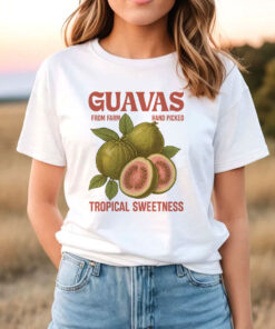 Vintages Guavas Fruit Lover T Shirt