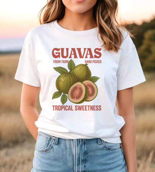 Vintages Guavas Fruit Lover T Shirt