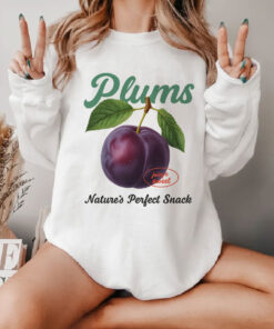 Vintages Plums Retro Fruit Lover Sweatshirt