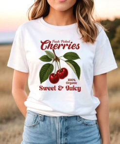 Vintages Retro Cherries Fruit Lover T Shirt