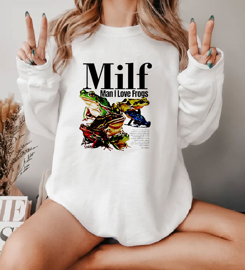 Man I Love Frogs Vintage Sweatshirt