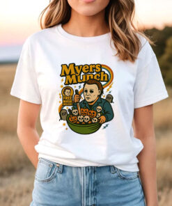 Myers Munch Halloween Horror T Shirt