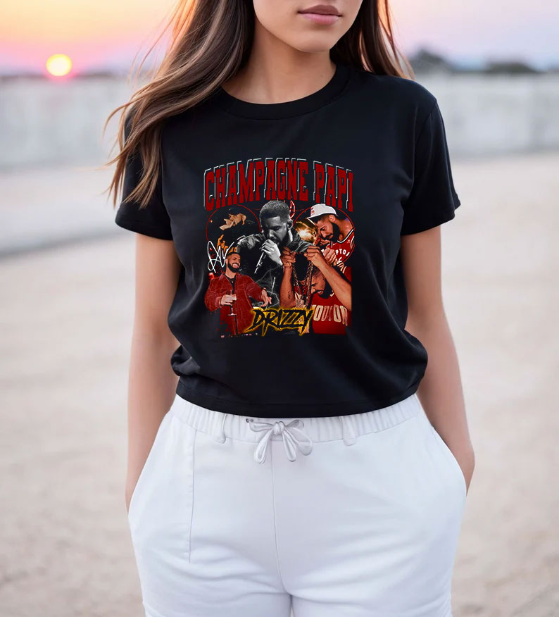Drake v3 Drizzy Champange Papi For all The Dogs T Shirt
