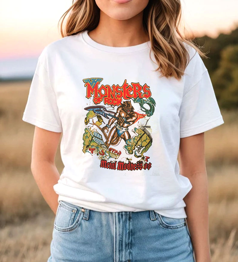 New 1988 Vintage Monsters of Rock T Shirt