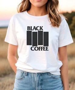 Black Coffee Black Flag Parody T-Shirt
