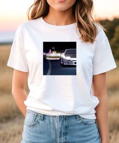 Initial D SpongeBob And Patrick Bikini Bottom Drift Club T-Shirt
